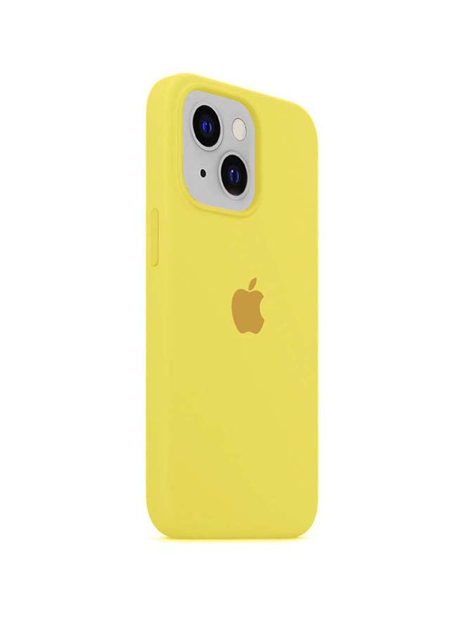 MARGOUN - Silicone Case Cover for iPhone 13 6.1 inch Yellow - Image 1