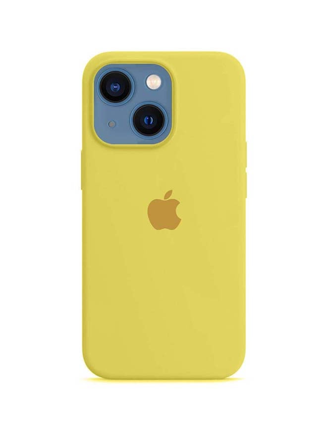 MARGOUN - Silicone Case Cover for iPhone 13 6.1 inch Yellow - Image 1