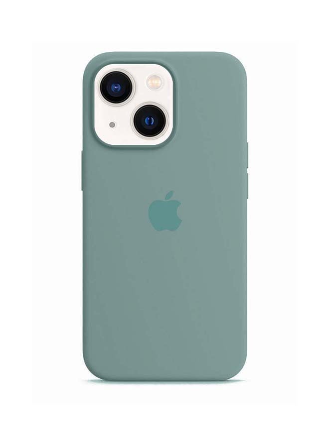 MARGOUN - Silicone Case Cover for iPhone 13 Mini 5.4 inch Cactus Green - Image 1