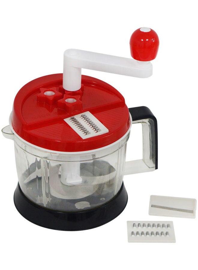 AIWANTO - Mini Vegetable Chopper And Blender With Storage Lid Multicolour 700grams - Image 1