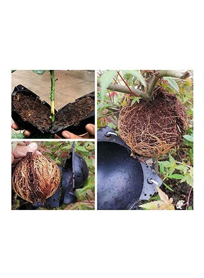 Generic 5-Piece Portable Plant Propagation Rooting Ball Black Small  - Image 2