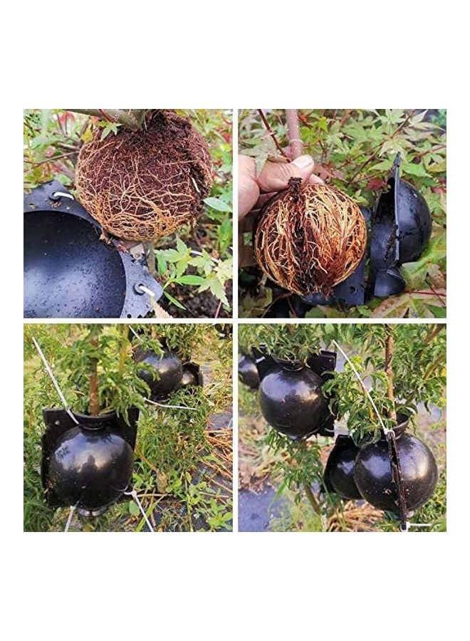 Generic 5-Piece Portable Plant Propagation Rooting Ball Black Small  - Image 3