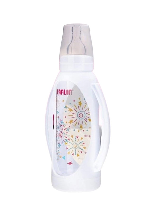 FARLIN Feeding Bottle With Holder, 250ml  - Assorted - Image 1
