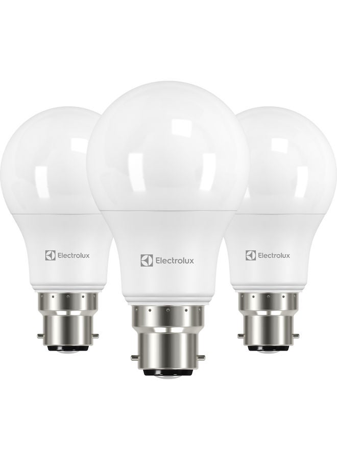 3-Piece Warm LED Bulb Set White 24cm