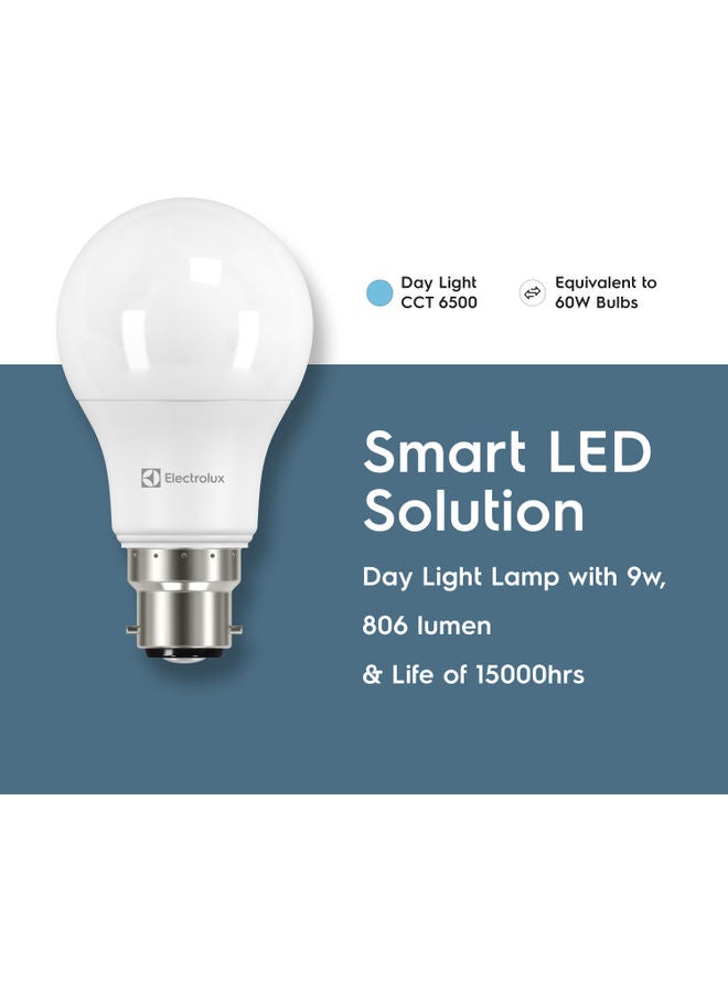 3-Piece Warm LED Bulb Set White 24cm