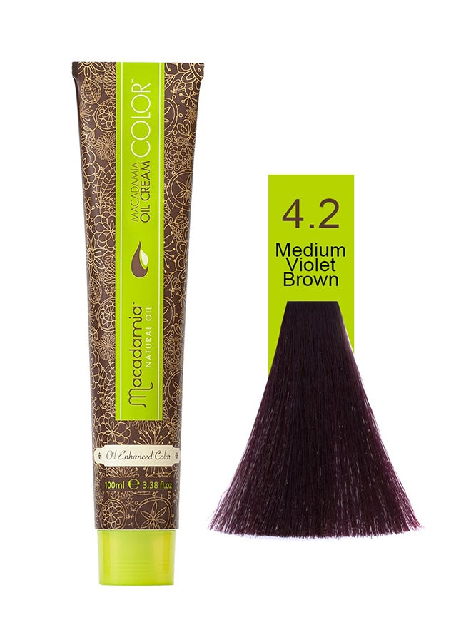 Oil Cream Hair Colour 4.2 Medium Violet Brown 100ml