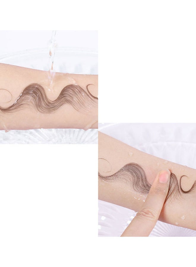 فليلي مجموعة لاصقات تاتو على شكل غرة شعر مكونة من 3 قطع أسود - Image 5