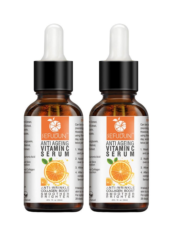 Sefudun 2-Piece Anti-ageing Vitamin C Serum Colorless 30ml - Image 1