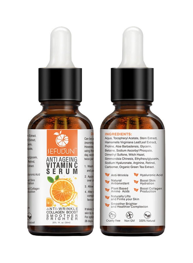 Sefudun 2-Piece Anti-ageing Vitamin C Serum Colorless 30ml - Image 2