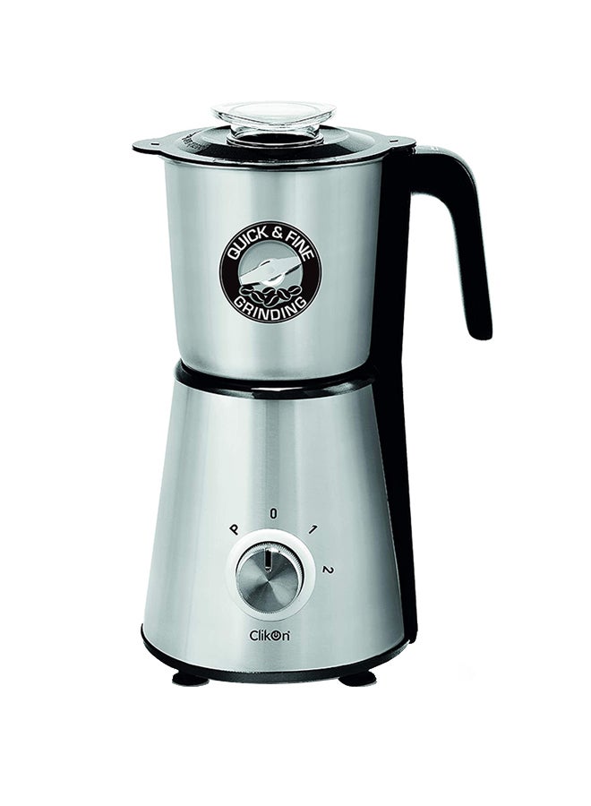 Clikon Coffee Grinder Premium Model 450 W CK2287 Silver  - Image 1