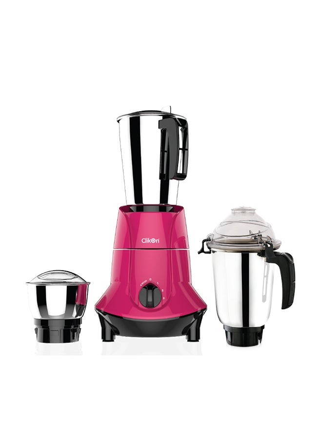 Clikon Splendid Mixer Grinder 550 W CK2296 Pink - Image 1
