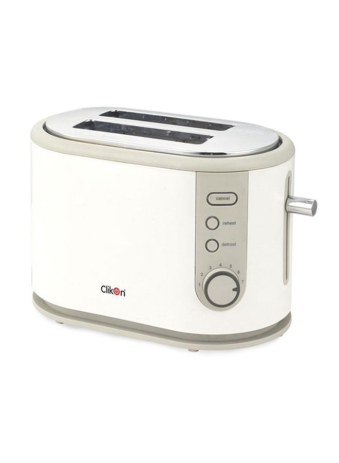 كليكون ماكينة تحميص الخبز 800.0 W CK2408-N أبيض/رمادي