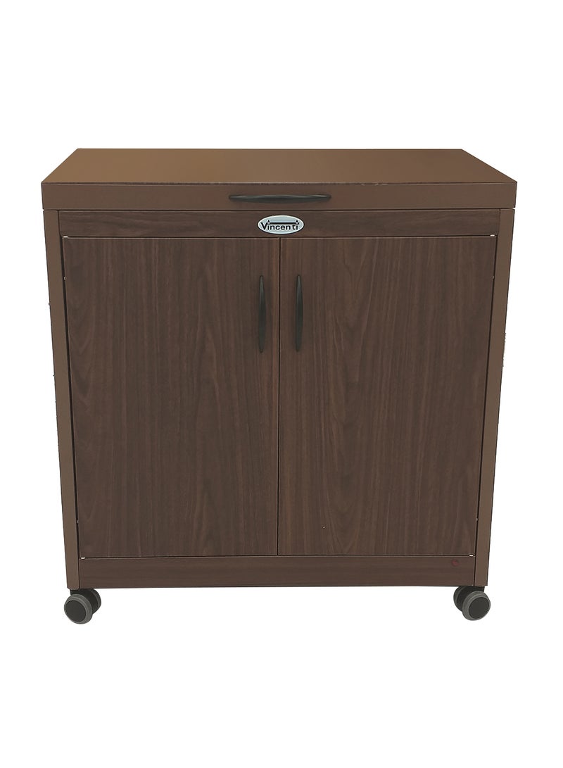 VINCENTI Food Warmer Trolley VFWT3D/B19 Dark Brown - Image 1