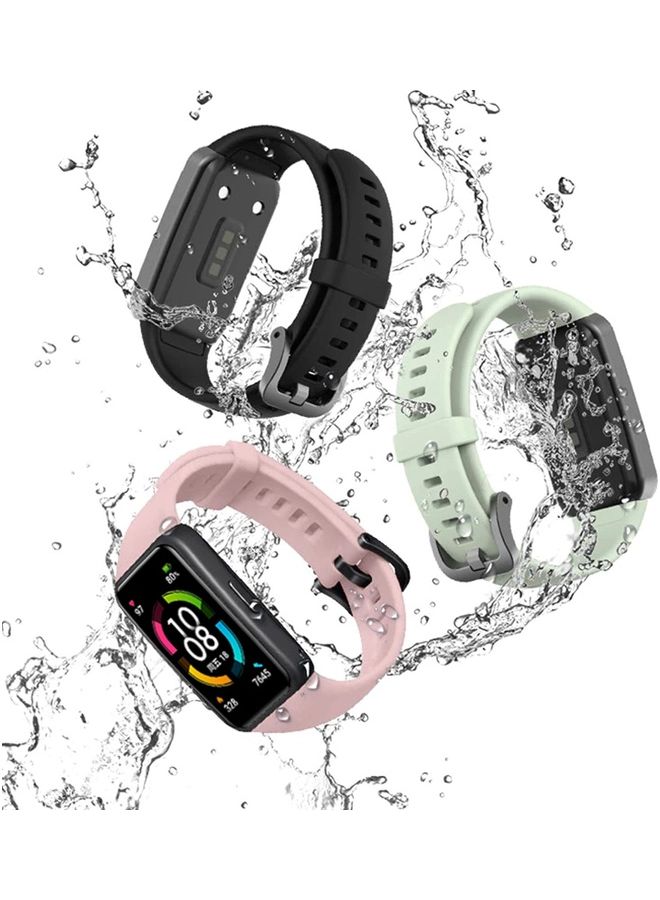 Moxedo Pack Of 10 Replacement Band And Screen Protector For Honor Watch 6 Multicolour  - Image 4