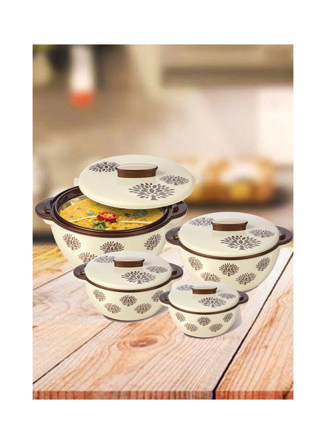 UTC - 4-Piece Solitaire Insulated Casserole Set Beige 4 piecesLiters - Image 1