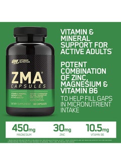 Optimum Nutrition ZMA Dietary Supplement Capsules - 180 capsules  - Image 4