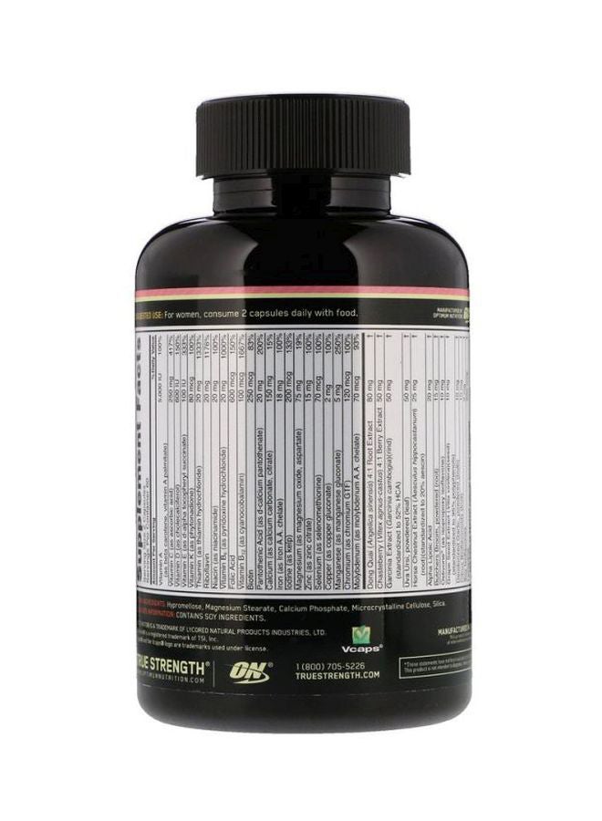 Optimum Nutrition Opti-Women Dietary Supplement Capsules -120 Capsules  - Image 2