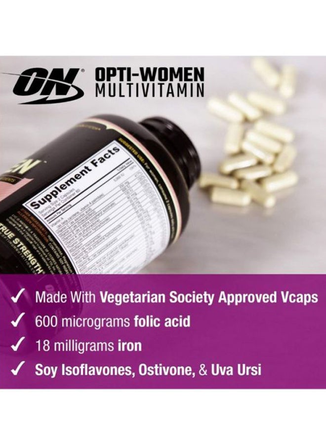 Optimum Nutrition Opti-Women Dietary Supplement Capsules -120 Capsules  - Image 4