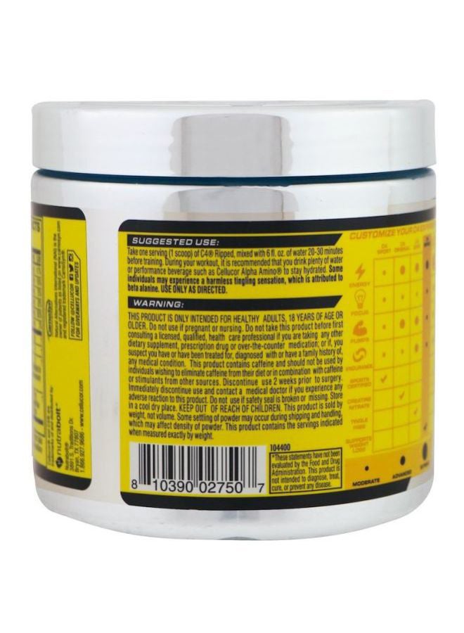 CELLUCOR - C4 Ripped, Pre-workout, Icy Blue Razz, 189 grams, 30 servings - Image 1