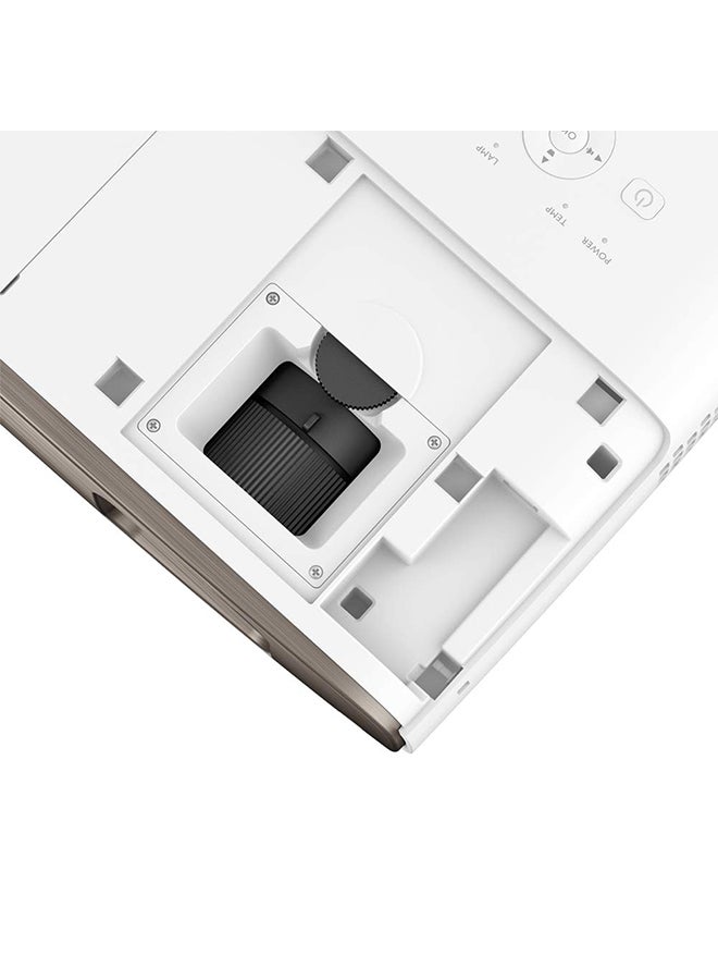 BenQ - True 4K UHD Projector with DCI-P3/Rec.709, HDR-PRO & 2000lm Brightness W2700 White/Gold - Image 1