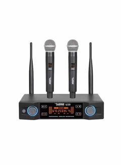 Platinum Wireless Professional Karaoke Microphones U20 Black  - Image 1