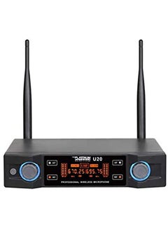 Platinum Wireless Professional Karaoke Microphones U20 Black  - Image 2