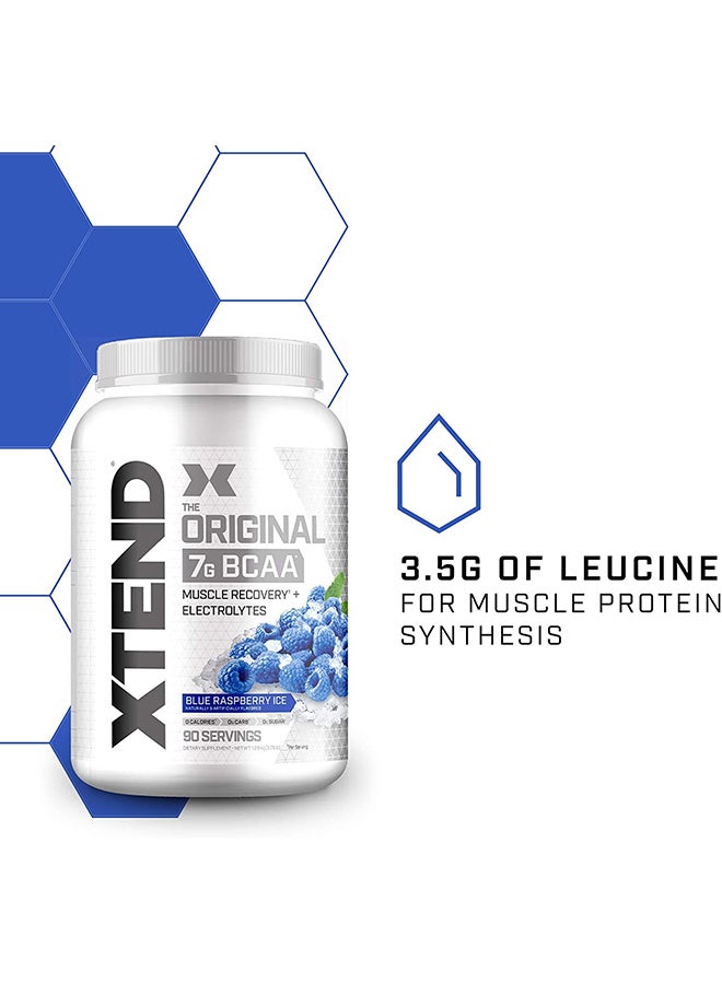 XTEND - Xtend The Original 7G BCAA Dietary Supplement - Blue Raspberry Ice -90 Servings-1.22kg - Image 1