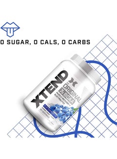XTEND Xtend The Original 7G BCAA Dietary Supplement - Blue Raspberry Ice -90 Servings-1.22kg  - Image 5