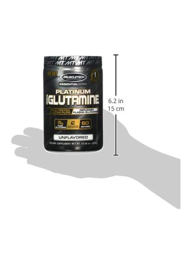 MuscleTech Platinum Glutamine - Unflavored - 60 Servings 300g  - Image 5