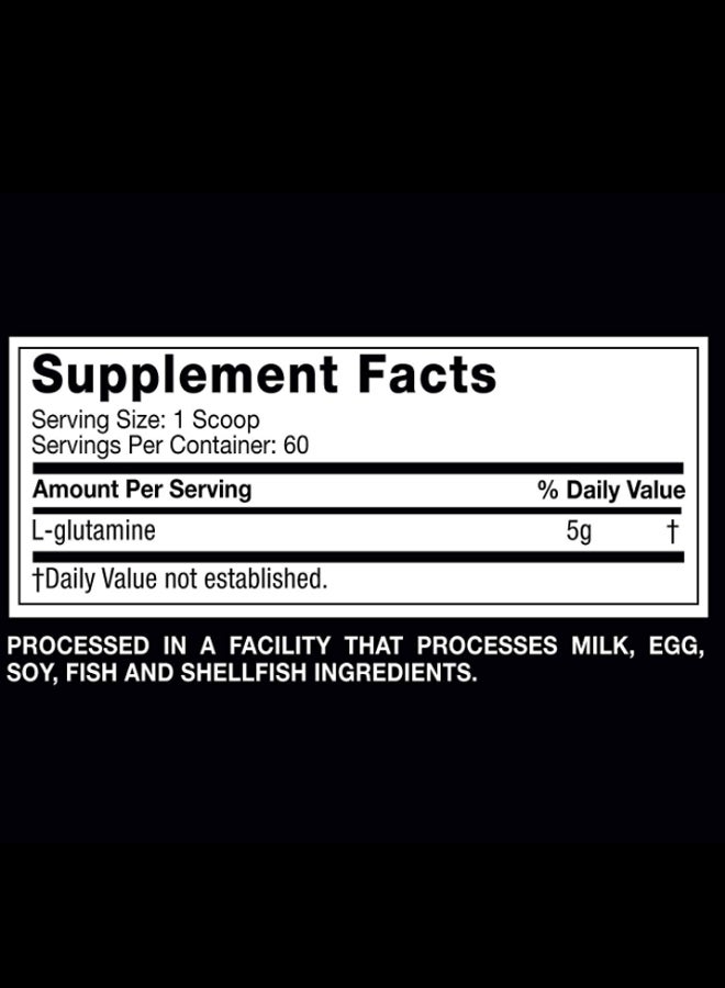 Platinum Glutamine - Unflavored - 60 Servings 300g