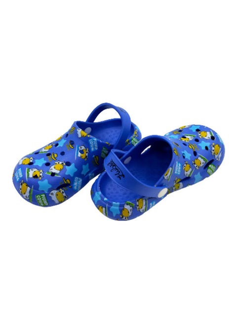 Nonslip Shower Pool Cartoon Clogs Blue