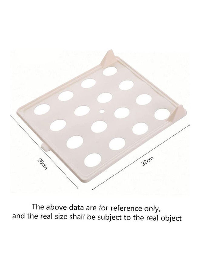 10-Piece Shirt Folder And Organizer Closet Beige 32x26cm  - Image 2