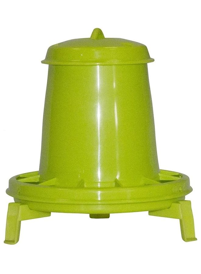 NOVITAL - Hopper Feeder with Stand for Chicken/Hen and other Similar Birds, Capacity 1.5 kg / 2.5L Green 1.5kg - Image 1