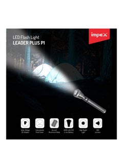 Impex 4000 mAh 10W Cree LED Rechargeable Flashlight with USB Power Output Black 103.3x312.3x85mm  - Image 4