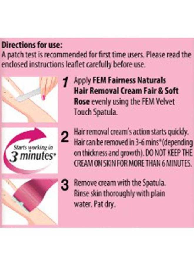 fem Sensitive Skin Hair Removal Cream With Lotion Pink 120grams - Image 2