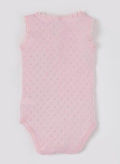DeFacto Regular Fit Knitted Onesies Light Pink  - Image 2