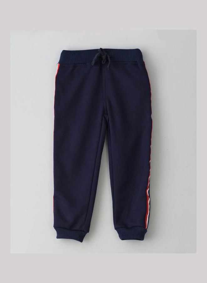 JAM Casual Knitted Joggers Navy Blue  - Image 1