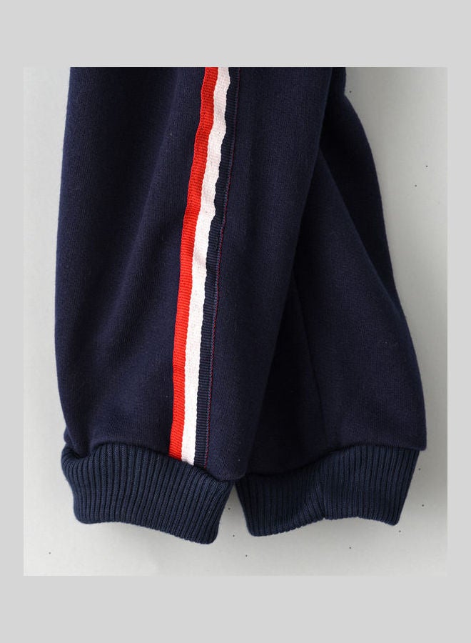 JAM Casual Knitted Joggers Navy Blue  - Image 4