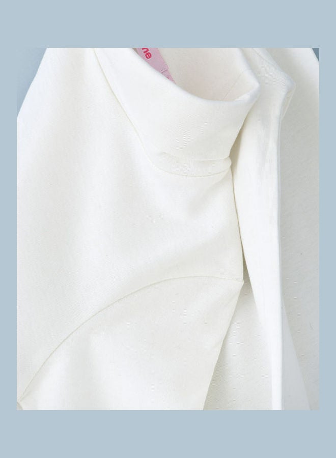 Jelliene Basic Turtle Neck Knitted Sweater Ivory - Image 4