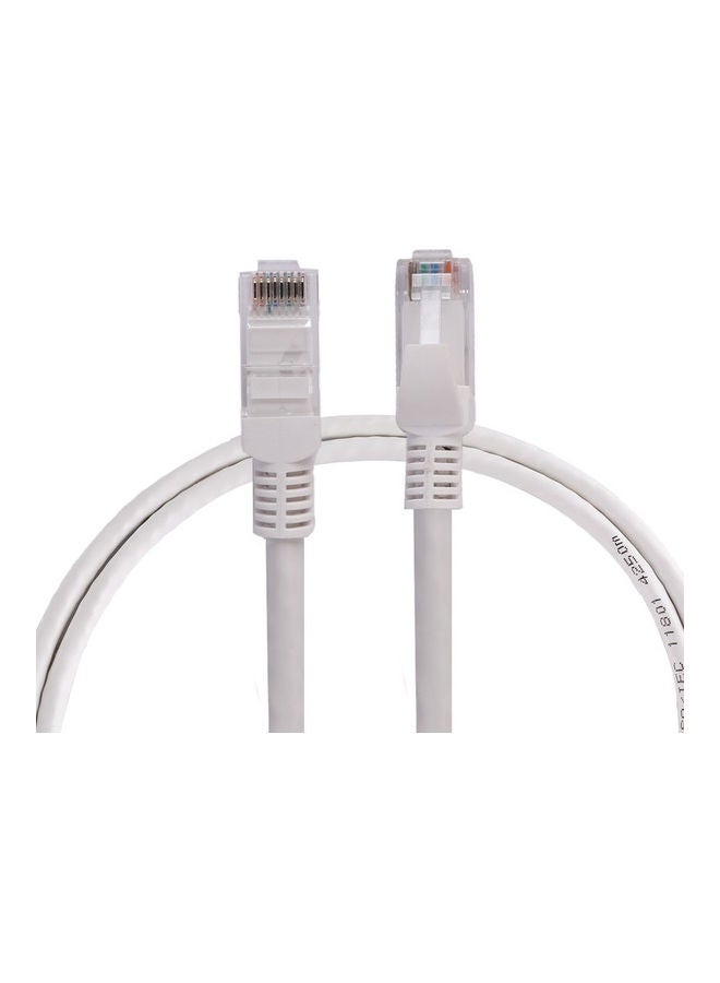 بيتكورز كابل توصيل Cat6 UTP مصنوع من بلاستيك بي في سي بطول 1 متر أبيض  - Image 3