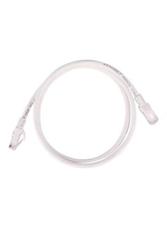 بيتكورز كابل توصيل Cat6 UTP مصنوع من بلاستيك بي في سي بطول 20 مترا أبيض  - Image 1