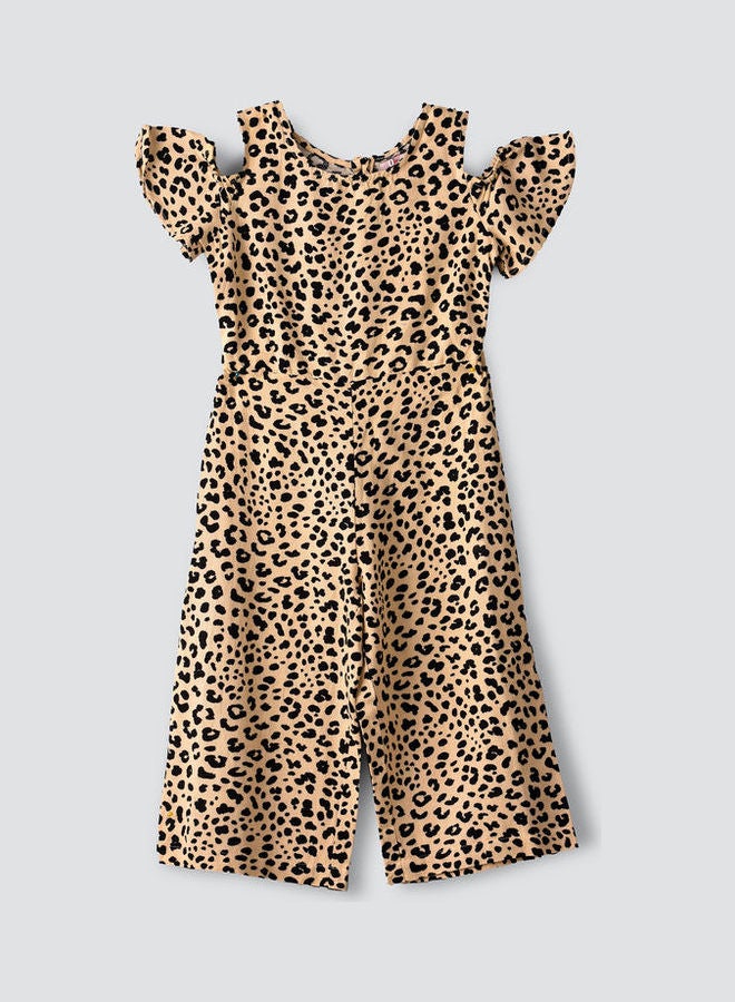 Jelliene Casual Woven AOP Jumpsuit Multicolour - Image 1