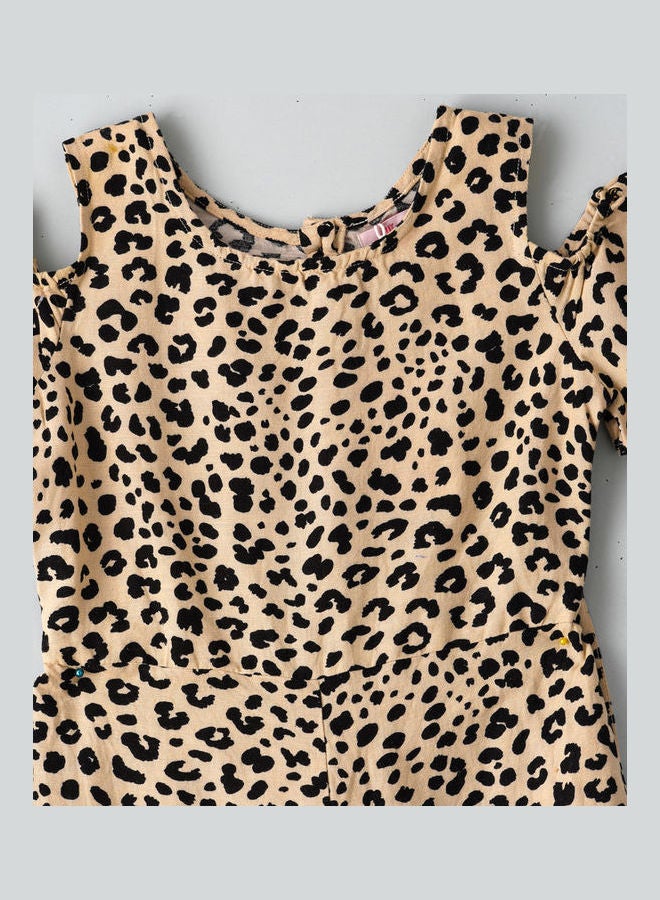 Jelliene Casual Woven AOP Jumpsuit Multicolour - Image 3