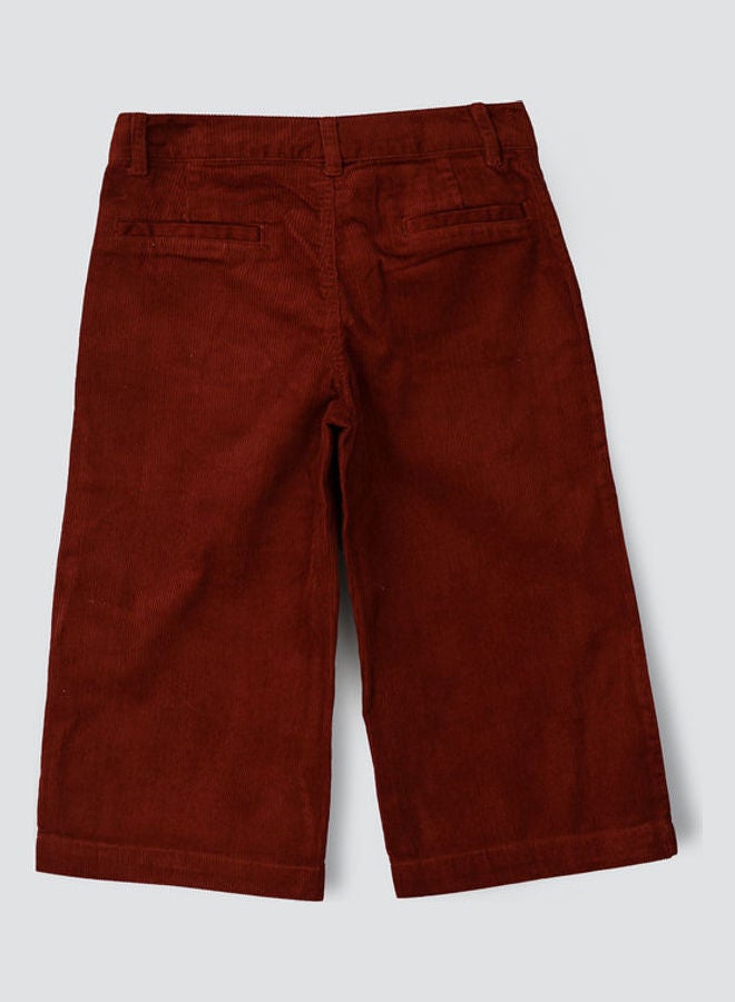 Jelliene Woven Casual Pants Brown  - Image 2