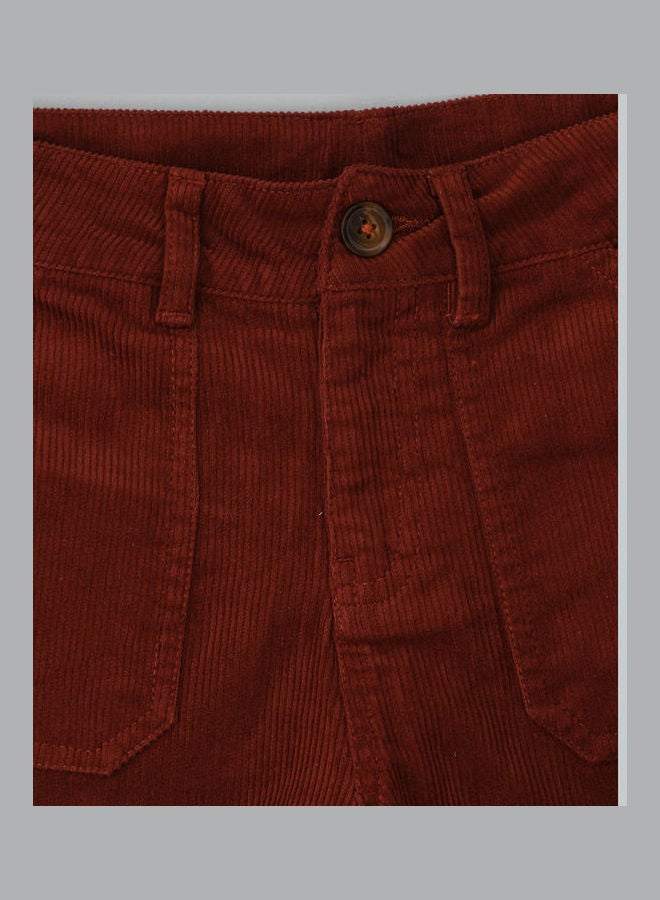 Jelliene Woven Casual Pants Brown  - Image 3