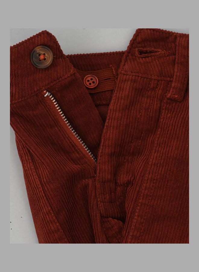 Jelliene Woven Casual Pants Brown  - Image 4