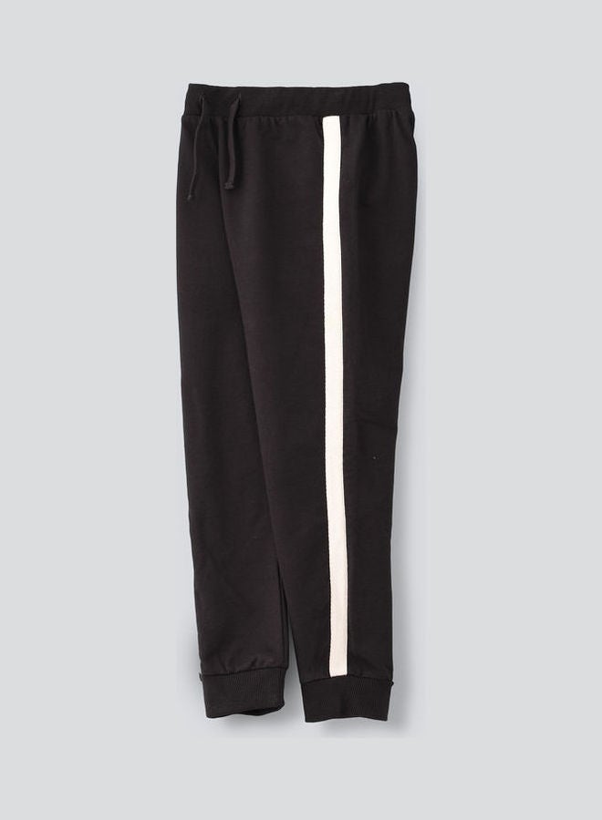 Jelliene - Casual Knitted Joggers Dark Grey - Image 1
