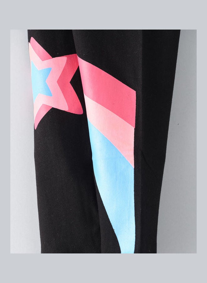 Jelliene Casual Knitted Leggings Black - Image 3