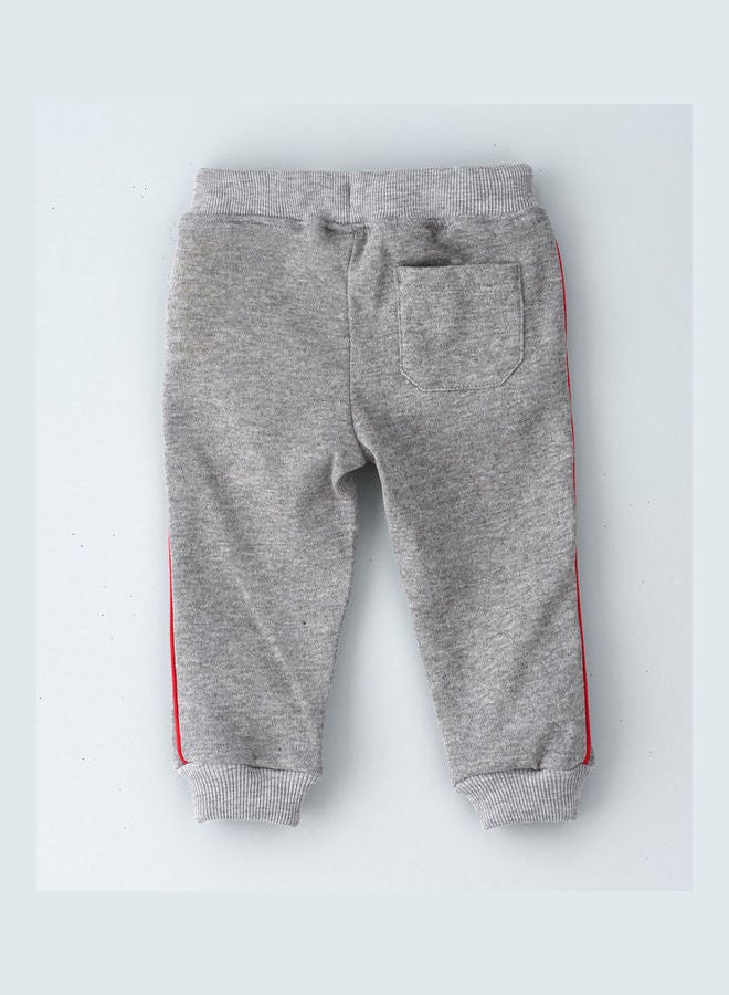 JAM Casual Knitted Joggers Light Grey Melange  - Image 2