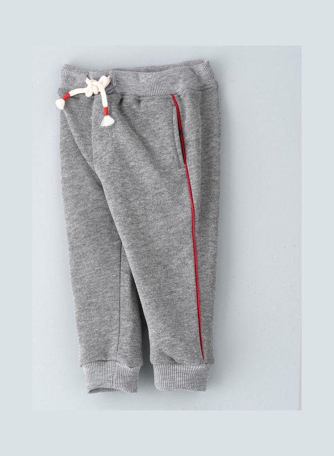 JAM Casual Knitted Joggers Light Grey Melange  - Image 3